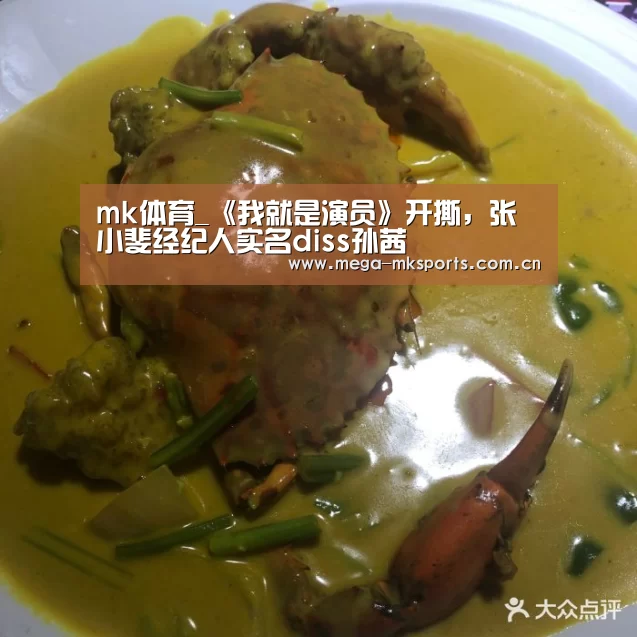 mk体育_《我就是演员》开撕,张小斐经纪人实名diss孙茜(图1) mk体育官网